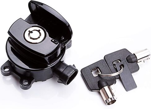 Ignition Switch for 11-17 Harley-Davidson Dyna Softail Fat Bob Road King 71517-11 (Black) in Saudi Arabia