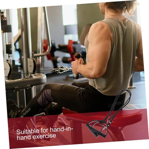 Toddmomy 1 Pair Fitness Pull Rope Exercise Belt Accessories for Men Workout Belt Stepper Pull Rope Stepper Resistance Bands Stair Steppers for Stepper Pull Bands Exercising Belts Black Man in Saudi Arabia