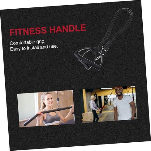 Toddmomy 1 Pair Fitness Pull Rope Exercise Belt Accessories for Men Workout Belt Stepper Pull Rope Stepper Resistance Bands Stair Steppers for Stepper Pull Bands Exercising Belts Black Man in Saudi Arabia