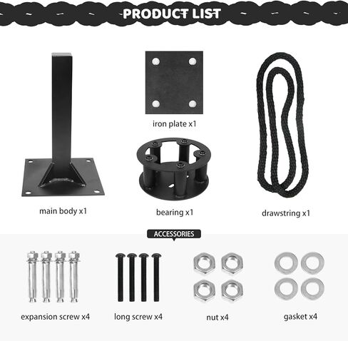 جهاز مقاومة لتدريب المقاومة على شكل بكرة حبل وسحب حبل للياقة البدنية ومدرب مقاومة للصالة الرياضية المنزلية in Kuwait