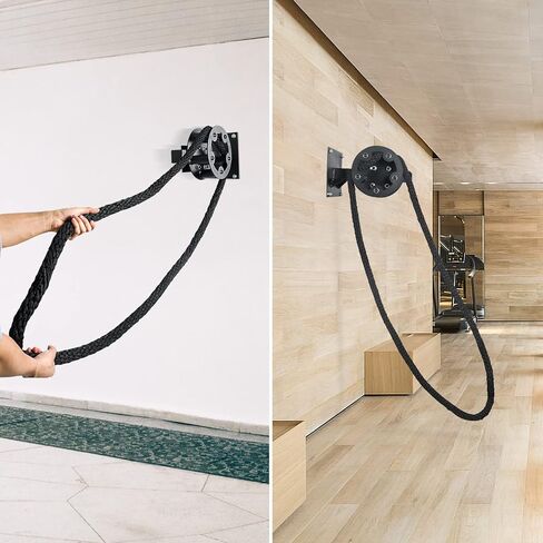 جهاز مقاومة لتدريب المقاومة على شكل بكرة حبل وسحب حبل للياقة البدنية ومدرب مقاومة للصالة الرياضية المنزلية in Kuwait