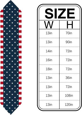 Linen Burlap Table Runner Dresser Scarves, Independence Day 4th of July Table Runners for Dinner Holiday Party, Wedding, Events, Kitchen Decor Patriotic American Flag 13x90Inch in Saudi Arabia