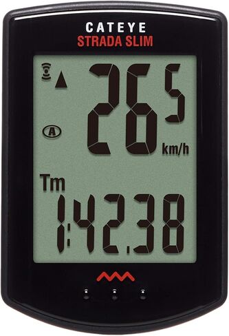 كاتي، كمبيوتر الدراجة اللاسلكي سترادا سليم، أسود in Kuwait