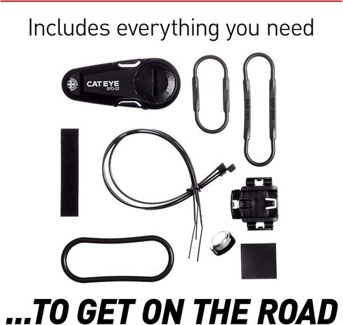 كاتي، كمبيوتر الدراجة اللاسلكي سترادا سليم، أسود in Kuwait