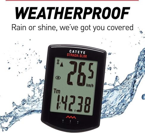 كاتي، كمبيوتر الدراجة اللاسلكي سترادا سليم، أسود in Kuwait