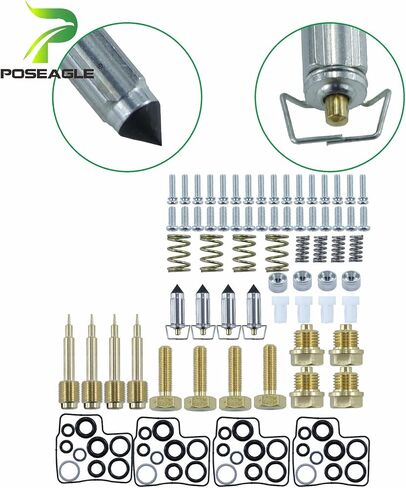 4 حزمة مجموعات إعادة بناء المكربن ​​لهوندا V45 ماجنا سيبر VF750C VF750S 1982-1983 in Kuwait