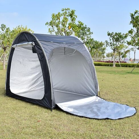 Bike Cover Storage Outdoor Portable Bicycle Tent for 4 Bike PU4000 Waterproof Cloth Durable 210D Oxford Fabric W/ Travel Bag in Saudi Arabia