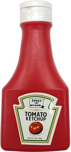 KAYNO 1 قطعة الكاتشب الأحمر وهمية لوازم الحفلات الرهيبة الكاتشب انسكاب ما قبل رياض الأطفال اللعب الجدة والكمامة اللعب in Kuwait