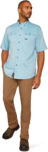 Ariat Men's Rebar Made Tough Venttek Durastretch Work Shirt in Saudi Arabia