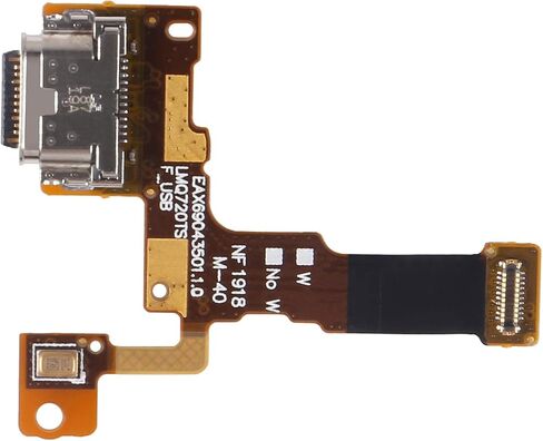 USB Dock Connector Charging Port Replacement with Mic Flex Cable Compatible with LG G7 ThinQ (USA Version) G710VM & Repair Tools (for LG G7 ThinQ) in Saudi Arabia