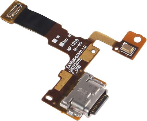 USB Dock Connector Charging Port Replacement with Mic Flex Cable Compatible with LG G7 ThinQ (USA Version) G710VM & Repair Tools (for LG G7 ThinQ) in Saudi Arabia