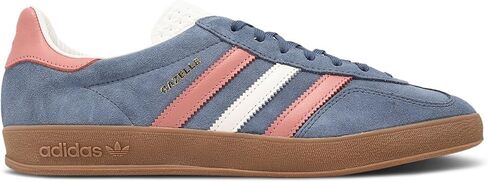 حذاء رياضي Gazelle للرجال من adidas، أزرق Blink/Wonder Clay/Sand Strata، مقاس 8 in Saudi Arabia