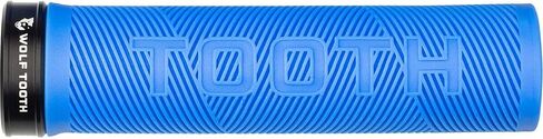 Wolf Tooth Lock-On Echo Grip - Blue Grip with Black Collar in Saudi Arabia