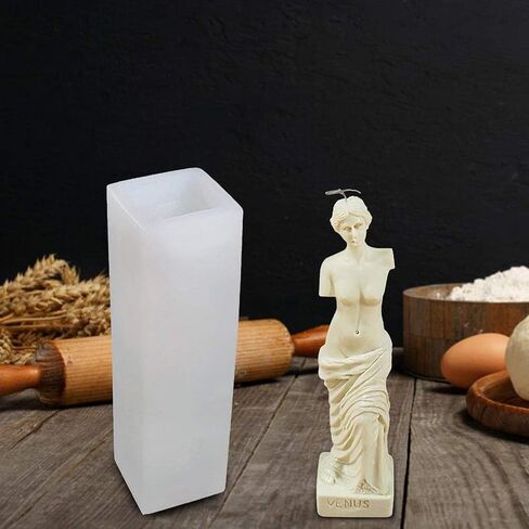 3D Silicone Candle Mold, Venus Goddess Portrait Ancient Roman Venus Resin Mold Handmade Decorating Silicone Mold for Candle Soap Resin Jewelry Making DIY Crafts Arts Decoration (2) in Saudi Arabia