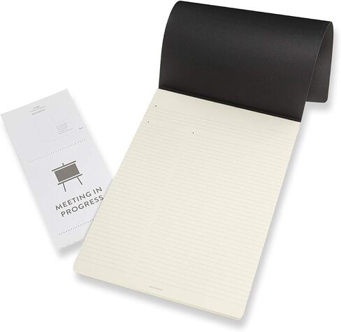 Moleskine Professional Pad, Medium/college Rule, Black Cover, 96 Ivory 8.5 X 11 Sheets in Saudi Arabia