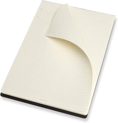 Moleskine Professional Pad, Medium/college Rule, Black Cover, 96 Ivory 8.5 X 11 Sheets in Saudi Arabia