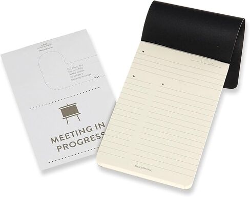 Moleskine Professional Pad, Medium/college Rule, Black Cover, 96 Ivory 8.5 X 11 Sheets in Saudi Arabia