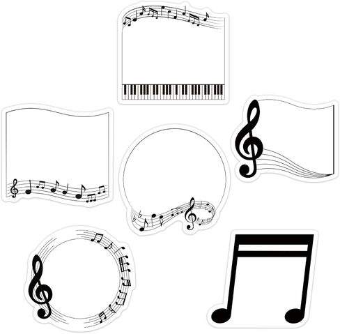 30 Pack Music Sticky Notes - 600 Sheets Music Notepads for Music Teacher Appreciation Gifts Party Favor Musical Notes Message Reminder School Supplies in Saudi Arabia