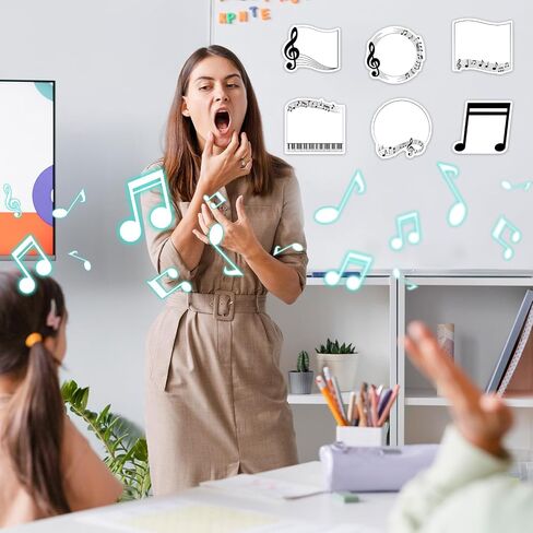 30 Pack Music Sticky Notes - 600 Sheets Music Notepads for Music Teacher Appreciation Gifts Party Favor Musical Notes Message Reminder School Supplies in Saudi Arabia