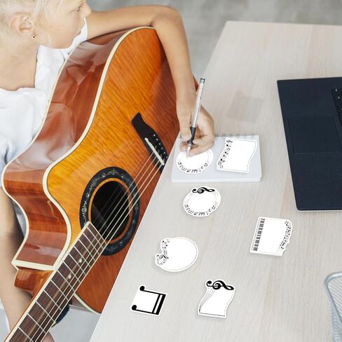 30 Pack Music Sticky Notes - 600 Sheets Music Notepads for Music Teacher Appreciation Gifts Party Favor Musical Notes Message Reminder School Supplies in Saudi Arabia