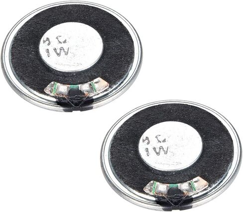 uxcell 1W 8 Ohm DIY Speaker 36mm Round Shape Replacement Loudspeaker 2pcs in Saudi Arabia