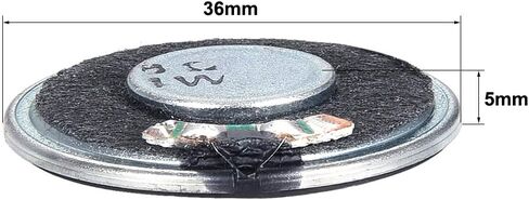 uxcell 1W 8 Ohm DIY Speaker 36mm Round Shape Replacement Loudspeaker 2pcs in Saudi Arabia