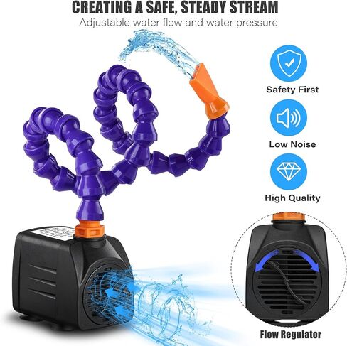 Water Table Pump- ETL Certified Power Cable Kids -Water Table Accessories -Fun (Summer-Outdoor) Splash Water Game Toys for Kids in Kuwait