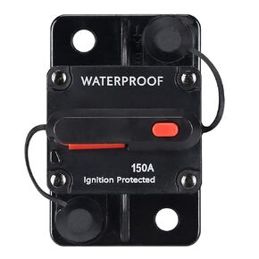 300 Amp Waterproof Circuit Breaker,with Manual Reset,12V-48V DC, for Car Marine Trolling Motors Boat ATV Manual Power Protect for Audio System Fuse