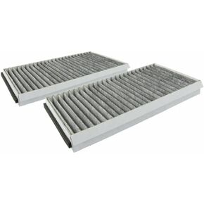 ECOGARD XC26078C Premium Cabin Air Filter with Activated Carbon Odor Eliminator Fits BMW 530i 2004-2007, 528i 2008-2010, 525i 2004-2007, 650i 2006-2010, 535i 2008-2010, 530xi 2006-2007