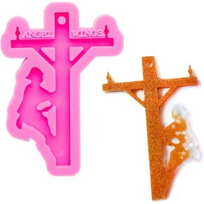 Shiny Glossy The Lineman on The Pole Shape Keychain Silicone Mold Candy Crystal Mold Necklace Epoxy Jewellery Silicone Mold Resin Crafting Molds for Luggage Tag Pendant