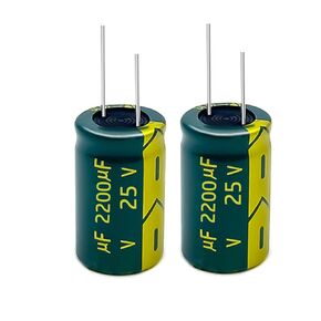 10PCS 35V 2200UF Electrolytic Capacitor, High Frequency Aluminum Electrolytic Capacitors for Refrigerator, TV, LCD Monitor