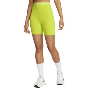 Nike Women's Pro Compression Shorts (as1, Alpha, x_s, Regular, Regular, Atomic Green/White, X-Small)