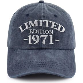 Limited Edition 1970 1971 1972 1973 1974 1975 1976 1977 1978 1979 Hat for Men Women, Adjustable Cotton Baseball Cap