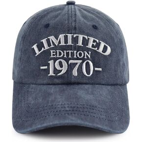Limited Edition 1970 1971 1972 1973 1974 1975 1976 1977 1978 1979 Hat for Men Women, Adjustable Cotton Baseball Cap