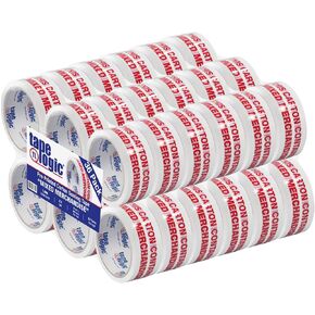 Tape Logic Pre-Printed Carton Sealing Tape, Mixed Merchandise", 2" x 55 yd.