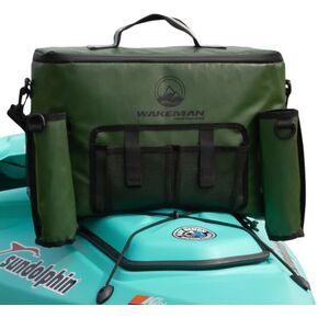 Kayak Cooler - 18L Seat Back Fishing Cooler - Water-Resistant Insulated Bag - 8-12 Hour Cooling Time - Kayak Accessories by Wakeman Outdoors