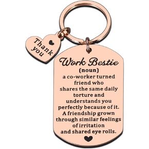 GGOJAGST Work Bestie Gift Funny Easter Basket Stuffers for Women Coworker Promotion Birthday Gift for Female Friend Thank You Appreciation Gift Leaving Go Away Retirement Gifts for Boss Lady