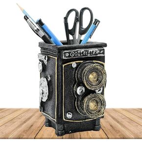 حامل قلم رصاص للكاميرا عتيق منظم مكتب فني حرفي in Kuwait