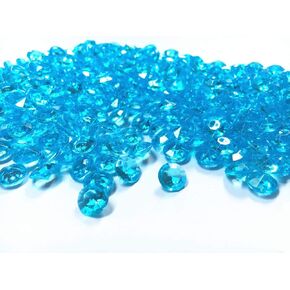 Acrylic Diamonds, 8mm Acrylic Color Faux Round Crystals Treasure Gems, 0.3 inch Tabletop Confetti Crystals for Table Confetti, Table Scatters, Vase Fillers, Party Decoration (1000pcs Purple)