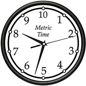 SignMission Beagle Wall Clock Metric System Watch time Interval Gag Gift