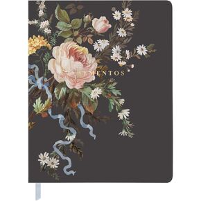 Fringe Studio Classic Large Paperback Journal, ROCOCO ROSE, 7.5" x 9.5", 208 Pages, Memento Collection (841051)