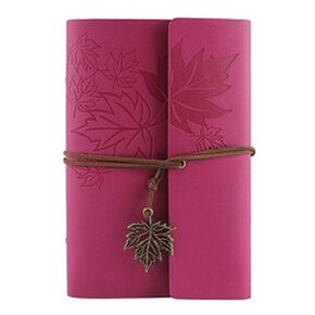 Leather Writing Journal Notebook, 7 Inches Classic Spiral Bound Notebook Refillable Diary Sketchbook Gifts with Unlined Travel Journals to Write in for Girls and Boys