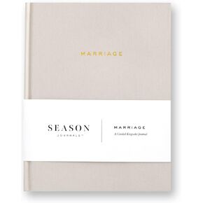 Marriage Journal | Journal for Married Couples | Wedding Gift Journal | Anniversary Journal | Guided Journal for Couples | Sand