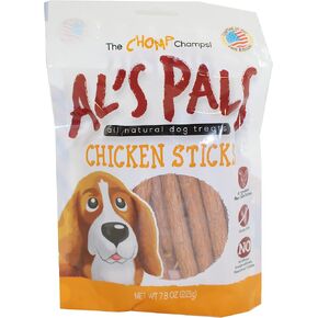 AL's Pals All Natural Dog Treats - Chicken Sticks 7.8 oz. Bag