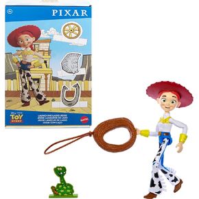 Mattel Disney Pixar Toy Story 12-inch Lasso Jessie Posable Action Figure, Lasso Accessory with Roping Action Doubles as Role Play Accessory