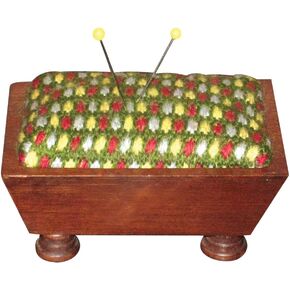 Sudberry House 15791 Vintage Pincushion, 3-3/4-Inch, Mahogany Brown