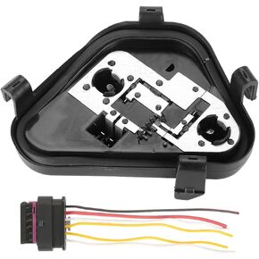 Rear Right Passenger Side Tail Light Lamp Panel Bulb Socket Assembly with Plug connector Compatible for BMW Replace# 63217313044