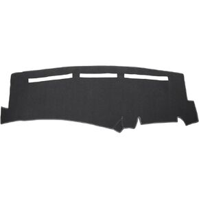 X AUTOHAUX Car Dashboard Cover Gray Polyester Non-Slip Mat Protector Carpet Sun Proof for Chevrolet Silverado Avalanche Tahoe Suburban for GMC Yukon