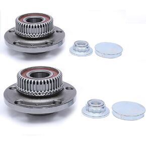 FKG 512012 Rear Wheel Bearing Hub Assembly for 2000-2006 Audi TT, 1998-2010 VW Beetle, 2000-2005 VW Golf, 1999-2004 VW Jetta, Set of 2