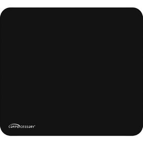 23617 Economy Mouse Pad, Nonskid Rubber Base, 9-1/2-Inch x8-1/2-Inch , Black